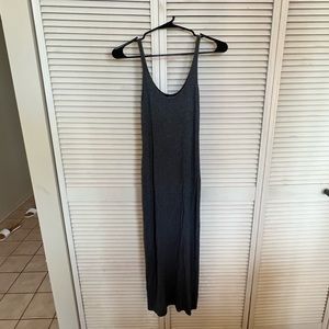 Babaton bodycon gray maxi dress
